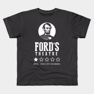 Abraham Lincoln Ford Theatre 1 Star Review Kids T-Shirt